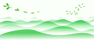 茶山茶叶绿茶云雾梯田山水矢量图