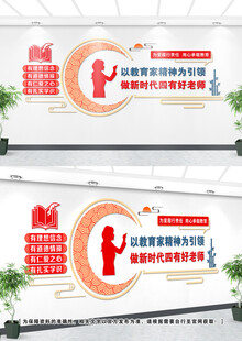 四有好老师文化墙