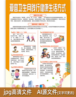 爱国卫生月践行健康生活方式