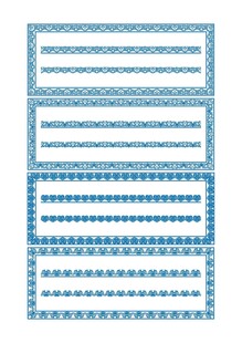 传统图案无缝花边纹样