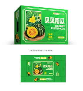 手绘南瓜包装