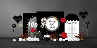 黑色宝宝生日宴