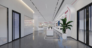 产品展厅效果图