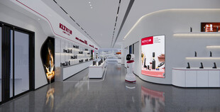 现代展厅效果图