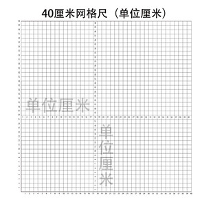 40厘米网格尺
