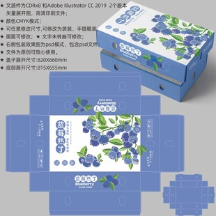 蓝莓包装 水果礼盒