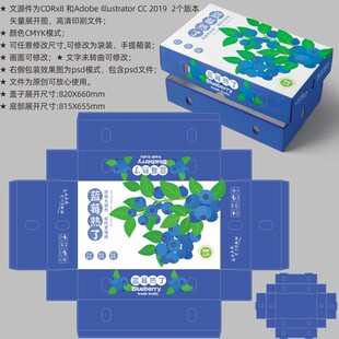 蓝莓包装 水果礼盒