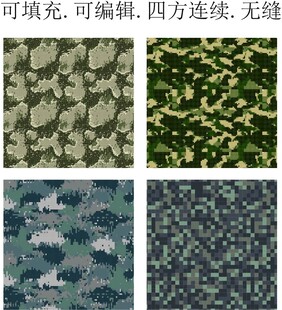 迷彩服印花 迷彩花纹 