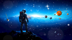 宇宙星空宇航员