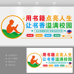 图书馆文化墙  