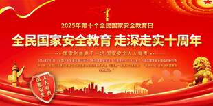 全民国家安全教育日展板