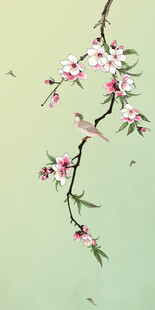 花鸟桃花