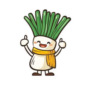 卡通葱