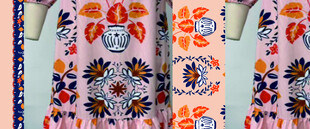 多彩民族风 数码印花