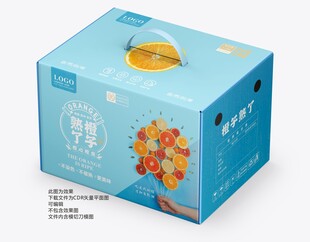橙子包装礼盒