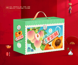 水蜜桃包装 桃子礼盒