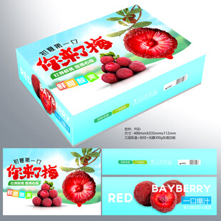 杨梅包装盒