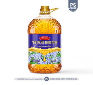 亚麻籽油包装 胡麻油标签