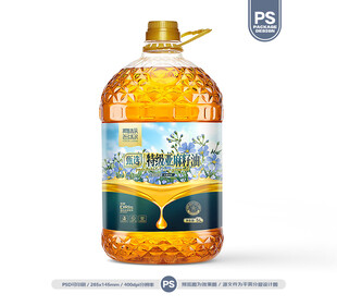亚麻籽油包装 胡麻油标签