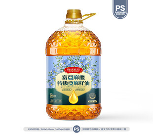 亚麻籽油包装 胡麻油标签