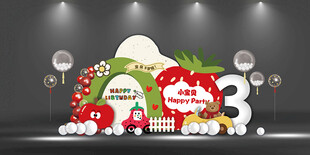 宝宝生日宴背景