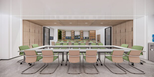 现代简约风格会议室场景