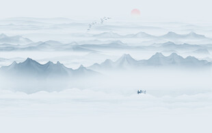 新中式禅意山水画