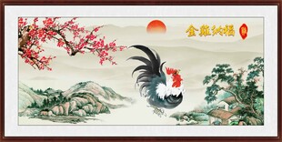 金鸡报晓图