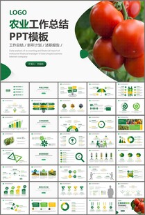 绿色农业产业总结计划ppt模板