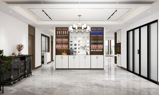 现代简约风格的宽敞大厅