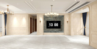 豪华宽敞的现代室内空间