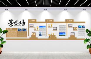 企业荣誉墙 发展历程