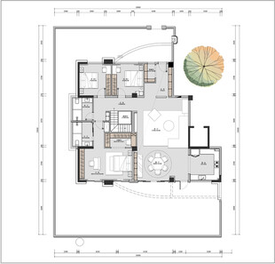 现代住宅平面图设计示例