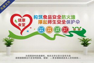 食堂文化背景墙