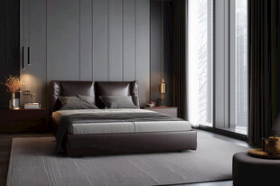 现代简约风格的舒适卧室