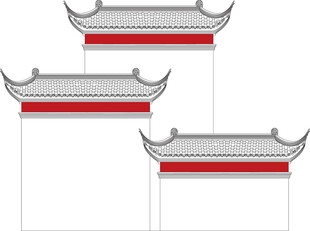 中式传统屋顶设计图