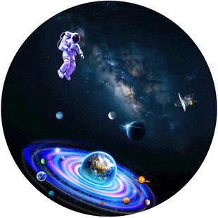 圆形星空
