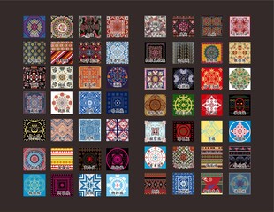 各民族服饰纹饰