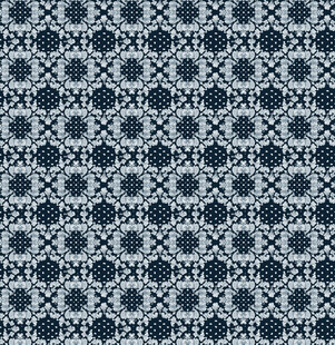 蓝白几何花纹图案背景