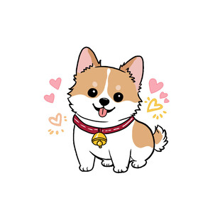 可爱柯基犬 萌趣小宠物