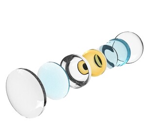 镜头镜片分层3D文件