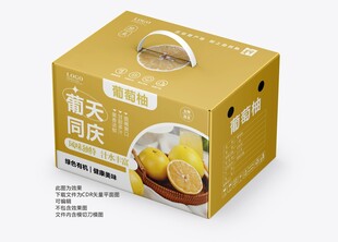 葡萄柚手提礼盒包装