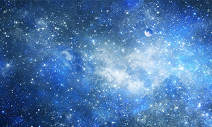 蓝色宇宙星空背景