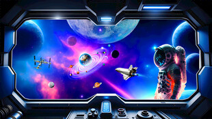 宇航员科幻场景