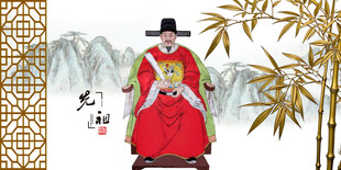 古代官员祠堂人物