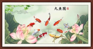 九鱼图