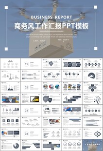 物流运输快递行业总结计划PPT
