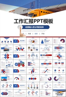 物流运输快递行业总结计划PPT