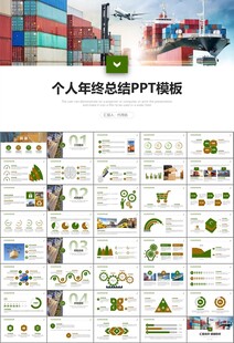 物流运输快递行业总结计划PPT