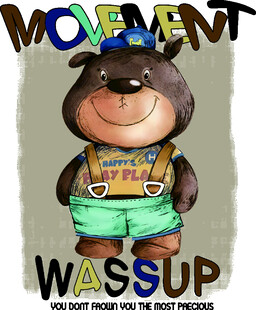 卡通小熊WASSUP形象展示